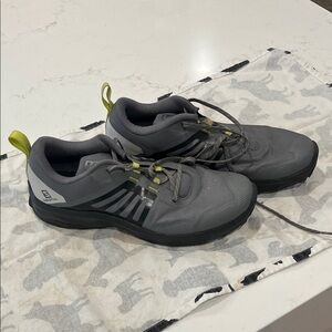 Salomon Gray and Black Men's Athletic Shoes